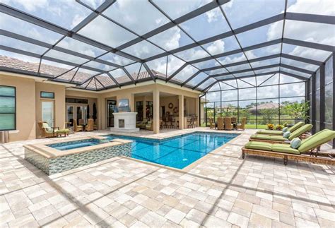 pool enclosure attached to house